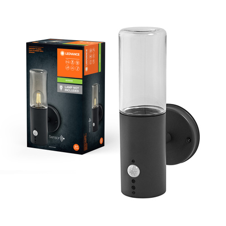 Lampa Ogrodowa Zewnętrzna Kinkiet Elewacyjny LED  E27 IP44 IK03 Szary Endura Ledvance