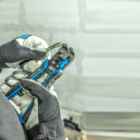 Automatyczny Ściągacz Szczypce Izolacji Przewodów Czołowy 210mm 0,05 mm? - 10 mm? Hoegert Technik