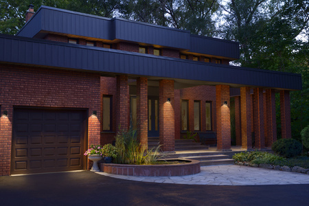 Kinkiet Ogrodowy Lampa Elewacyjna Zewnętrzna LED 5W 320lm 3000K Ciepła Szary IP54 Endura Osram