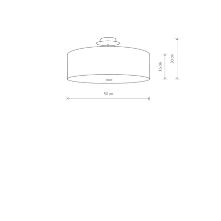 Lampa Sufitowa 3x E27 Szara Nowoczesna VIVIANE 6532 Nowodvorski