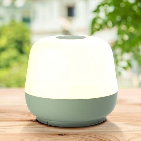 Lampka Stołowa LED Zewnętrzna Dekoracyjna 1.8W 160lm 2700K Ciepła Zielony IP44 Ściemnialna Samba Sanico Goldlux