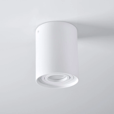 Oprawa Sufitowa Natynkowa HADAR R1 1xGU10 Ruchoma Okrągła Biała