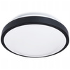Plafon LED Oprawa Lampa Sufitowa Ścienna SOLEN 2xE27 okrągły czarny