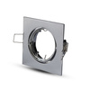 Oprawa Sufitowa Podtynkowa Oczko GU10 Kwadratowa Chrom VT-779 V-TAC