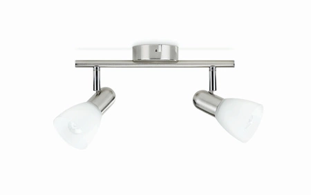 Lampa Sufitowa Reflektor 2x E14 nikiel Burlap Philips