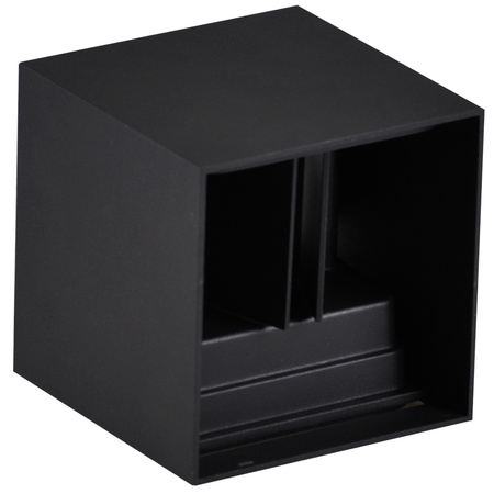 Lampa Ogrodowa LED Kinkiet Elewacyjny G9 Oprawa Zewnętrzna Czarna Góra/Dół z Regulowanym Kątem Świecenia Kira