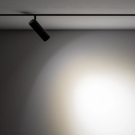 Reflektor Szynowy Lampa do Szynoprzewodów 1-fazowy LED 9W 850lm 4000K Neutralna Czarny Nowoczesna LVM SLOT 10656 Nowodvorski