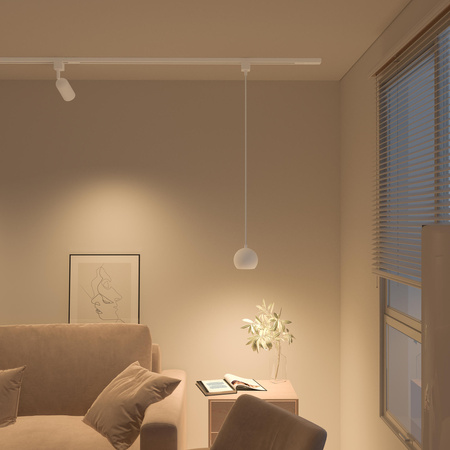 Lampa Wisząca na Szynę Oświetleniową Szynoprzewód LED GU10 Jednofazowa Biała EasyLink Colby Philips