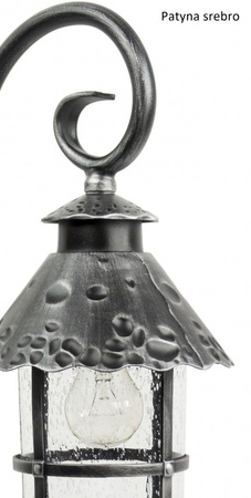 Lampa Ogrodowa Zewnętrzna Stojąca SŁUPEK Toledo K 4011/1/R E27 54cm Su-Ma