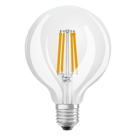 Żarówka LED G95 Kula E27 3.8W = 60W 806lm 2700K Ciepła 300° Filament CLASSIC ENERGY EFFICIENCY Osram