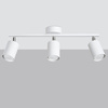 Lampa Sufitowa Listwa Oświetleniowa 3x GU10 Tuba Ruchoma Tubularna Biała Minimalistyczna Lemmi Sollux