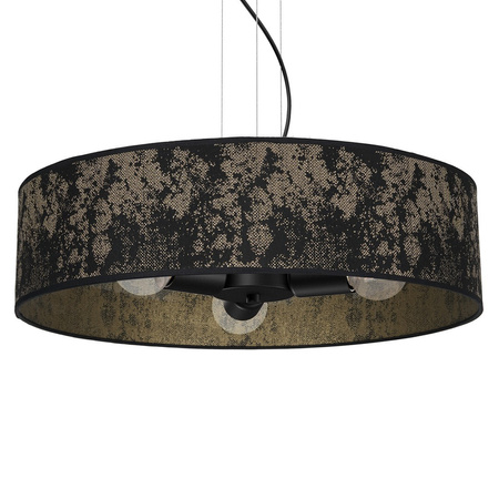 Lampa Wisząca Sufitowa SATINO Złota 3xE27 Milagro