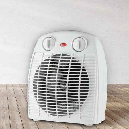 Termowentylator Regulowany Termostat 2000W Czarny Stojący Sanico Goldlux