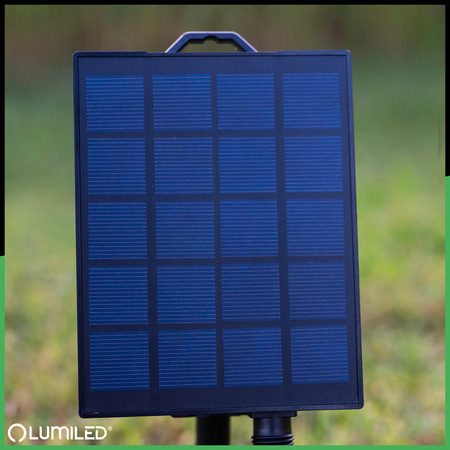 Girlanda Solarna Ogrodowa 40x LED Ozdobne Kuleczki 19,55m 2700K Ciepła + Pilot CALLIS2 LUMILED