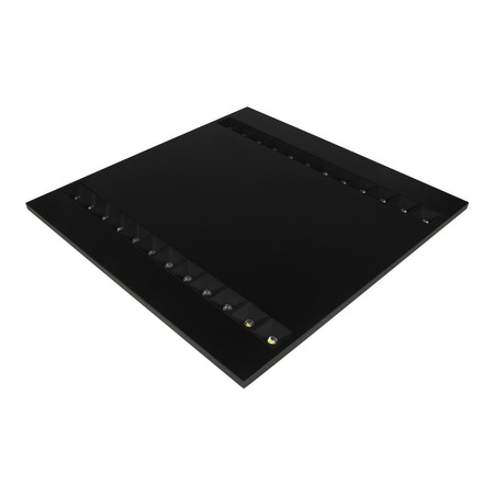 Panel LED Oprawa Lampa Sufitowa 27.5W 4000lm 4000K Neutralna Ściemnialna Podtynkowa Czarny 60x60cm Louver Ledvance