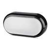 Plafon LED Lampa Sufitowa 8W 3000K 560lm Owalna Czarna VT-8038 V-TAC
