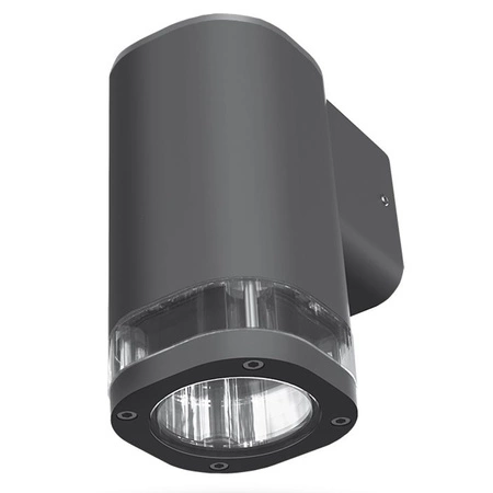 Kinkiet Ogrodowy Lampa Elewacyjna Zewnętrzna IP54 GU10 Szara BRUNO Videx