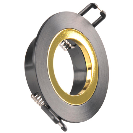 Oprawa Podtynkowa Spot Oczko GU10 Czarna FEBE Sanico Goldlux