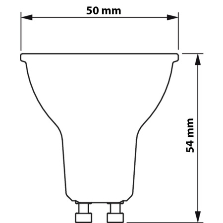 Żarówka LED GU10 PAR16 6,7W = 100W 730lm 4000K Neutralna 60° PHILIPS CorePro