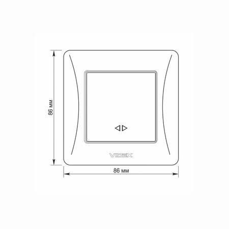Przełącznik Włącznik 1-biegunowy 10A Natynkowy Czarny BINERA VIDEX