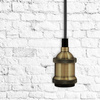 Lampa wisząca sufitowa loft industrial zawiesie z oprawką E27 patyna NOLA IL MIO GOLDLUX (Polux)