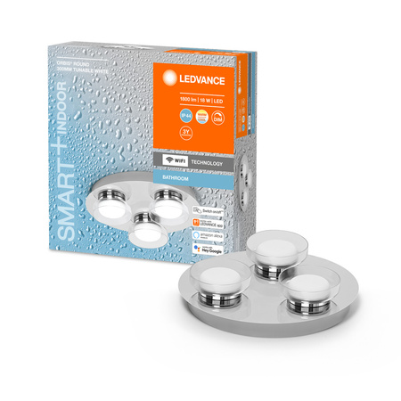 Plafon LED Lampa łazienkowa ORBIS Round 18W 1800lm ciepła-zimna 30cm SMART+ WiFi LEDVANCE