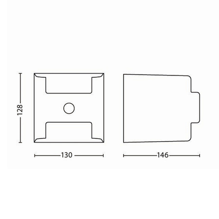 Kinkiet Ogrodowy Lampa Elewacyjna Zewnętrzna LED 9W 800lm 2700K IP44 z Czujnikiem Ruchu i Zmierzchu Antracyt Grass Philips