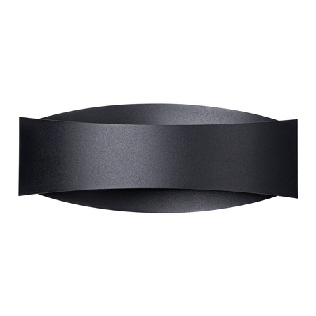 Lampa Ścienna Kinkiet G9 eliptyczny Czarna Nowoczesna Toni Sollux