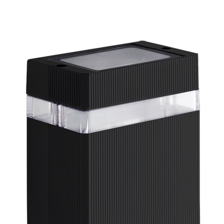 Lampa Ogrodowa Stojąca Słupek GU10 Czarna IP44 Gilbert Sanico Goldlux