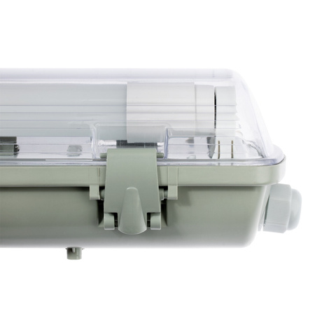 Oprawa Hermetyczna Pyłoszczelna 60cm 2xT8 G13 IP65 + Świetlówki LED 9W 6500K Lumiled