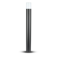 Lampa Ogrodowa Słupek GU10 IP54 80CM Okrągły Czarny mat VT-7618 V-TAC