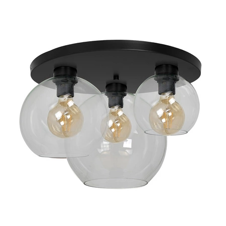 Lampa Sufitowa Natynkowa SOFIA CLEAR 3xE27 Milagro