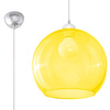 Lampa Sufitowa Wisząca Zwis Kula E27 Okrągła Żółta Minimalistyczna Ball Sollux