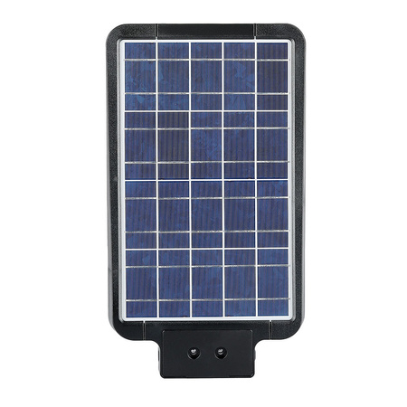 Lampa Oprawa Uliczna Solarna LED 15W 6000K Z czujnikiem ruchu Czarna IP65 VT-ST15 V-TAC