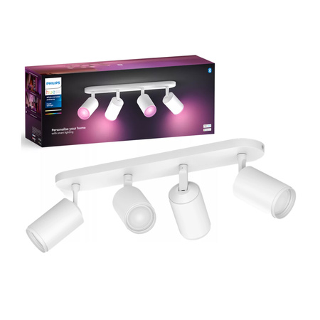 Philips HUE White and Color Ambiance Lampa Fugato 4x4.2W Bluetooth Zigbee 