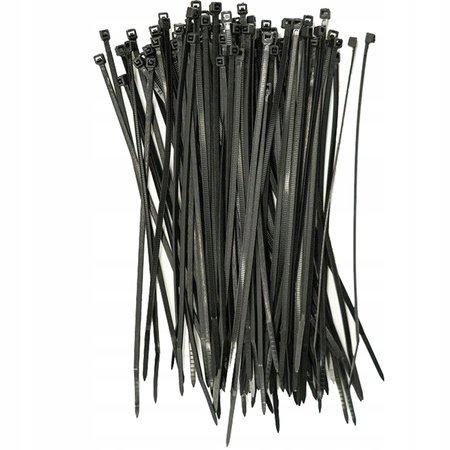 Opaska Zaciskowa Kablowa Mocna 2,5x150mm czarna 100 sztuk ECOLIGHT