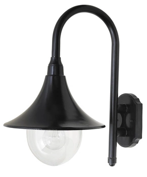 Lampa Ogrodowa LED Kinkiet Elewacyjny KONSTANZ E27 IP44 Czarna RABALUX