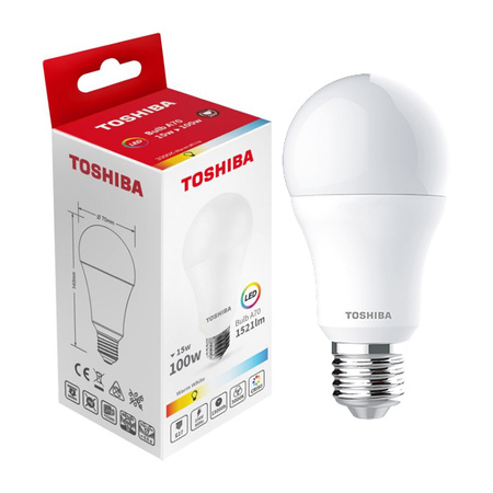 Żarówka LED E27 A70 15W = 100W 1521lm 3000K Ciepła TOSHIBA 