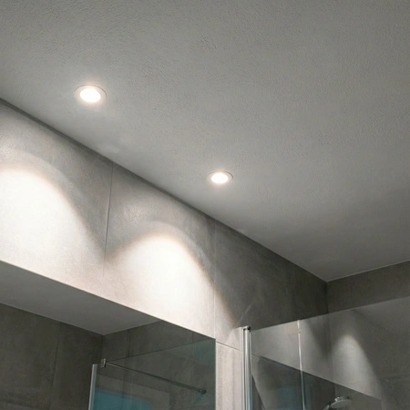 Oprawa HALOGENOWA Podtynkowa Ruchoma Okrągła AURELI Biała Blacha MR16 GU10