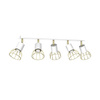 Lampa Sufitowa DANTE Biała Złota 5x mini GU10 Milagro