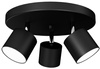 Lampa Sufitowa DIXIE Czarna 3xGX53 Ruchoma Milagro