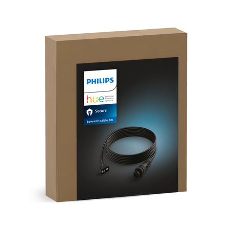 Kabel Niskonapięciowy 3m do Kamery Secure Czarny Camera Accessory Philips HUE