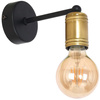 Kinkiet w stylu industrialnym lampa ścienna czarna MiLAGRO DYLAN 1x E27