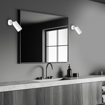 Lampa Ścienna Kinkiet HUDSON Biała 1xGU10 Milagro