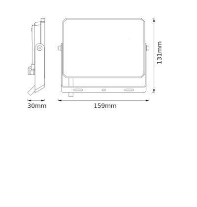 Naświetlacz LED Halogen Zewnętrzny Reflektor 30W 6500K 2700lm IP65 FLOODLIGHT LUX OSRAM