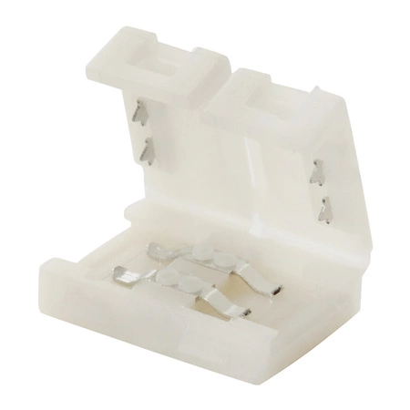 20x Złączka do Taśmy LED Spinka 2PIN 1.2cm 12V Biała CONNECTOR Kanlux
