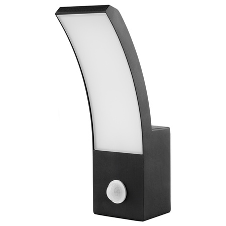 Lampa Ogrodowa Zewnętrzna Kinkiet Elewacyjny LED 12W 4000K Czujnik Ruchu AGOS LUMILED