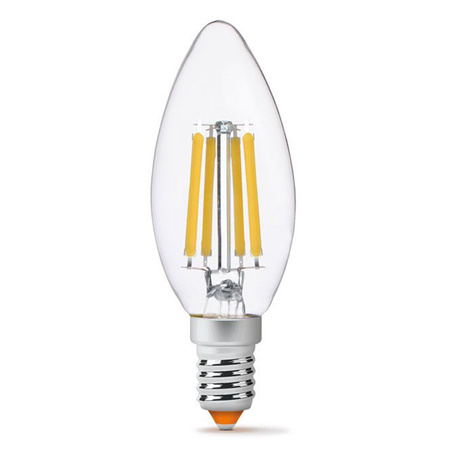 Żarówka LED E14 C35 Świeczka 6W = 60W 806lm 3000K Ciepła 360° FILAMENT Videx