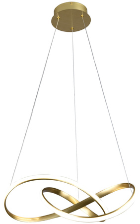 Lampa Wisząca Sufitowa CAPPIO Złota 36W LED Milagro