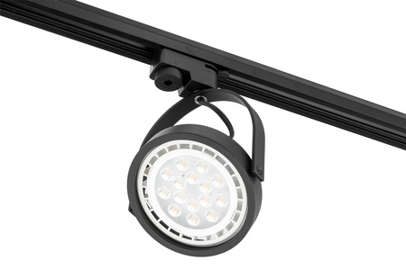 Reflektor szynowy Lampa sufitowa LEON ES111 Ruchomy czarny